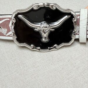 Texas Longhorns Belt and Belt Buckle Size L/XL Unisex